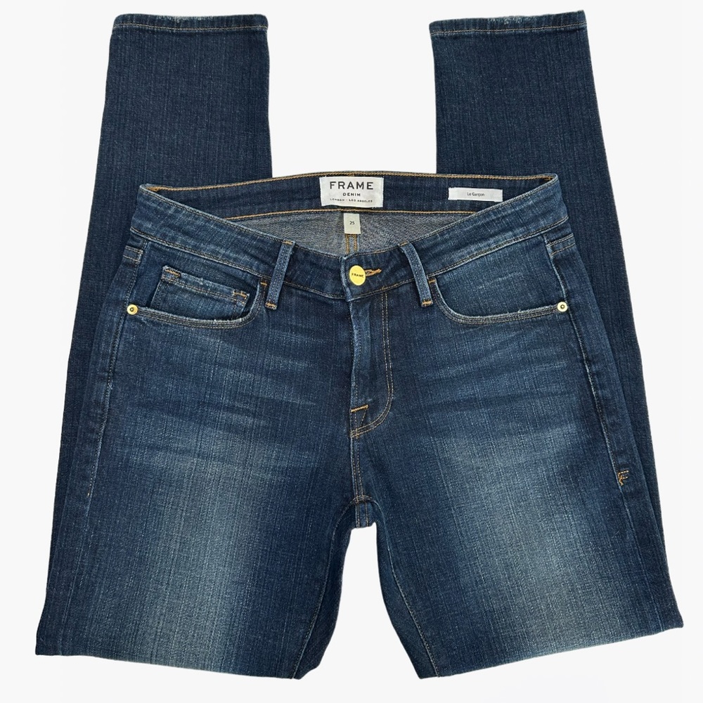 FRAME Le Garçon Straight Leg 98% Cotton Women’s Jeans - 25 - Picture 8 of 17